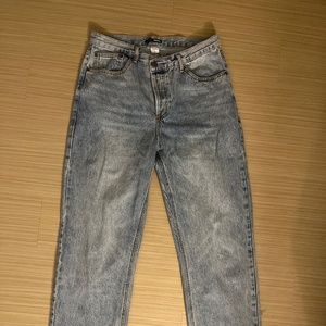 Fashion Nova Asymmetric Hem Jeans